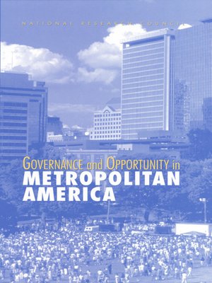 cover image of Governance and Opportunity in Metropolitan America